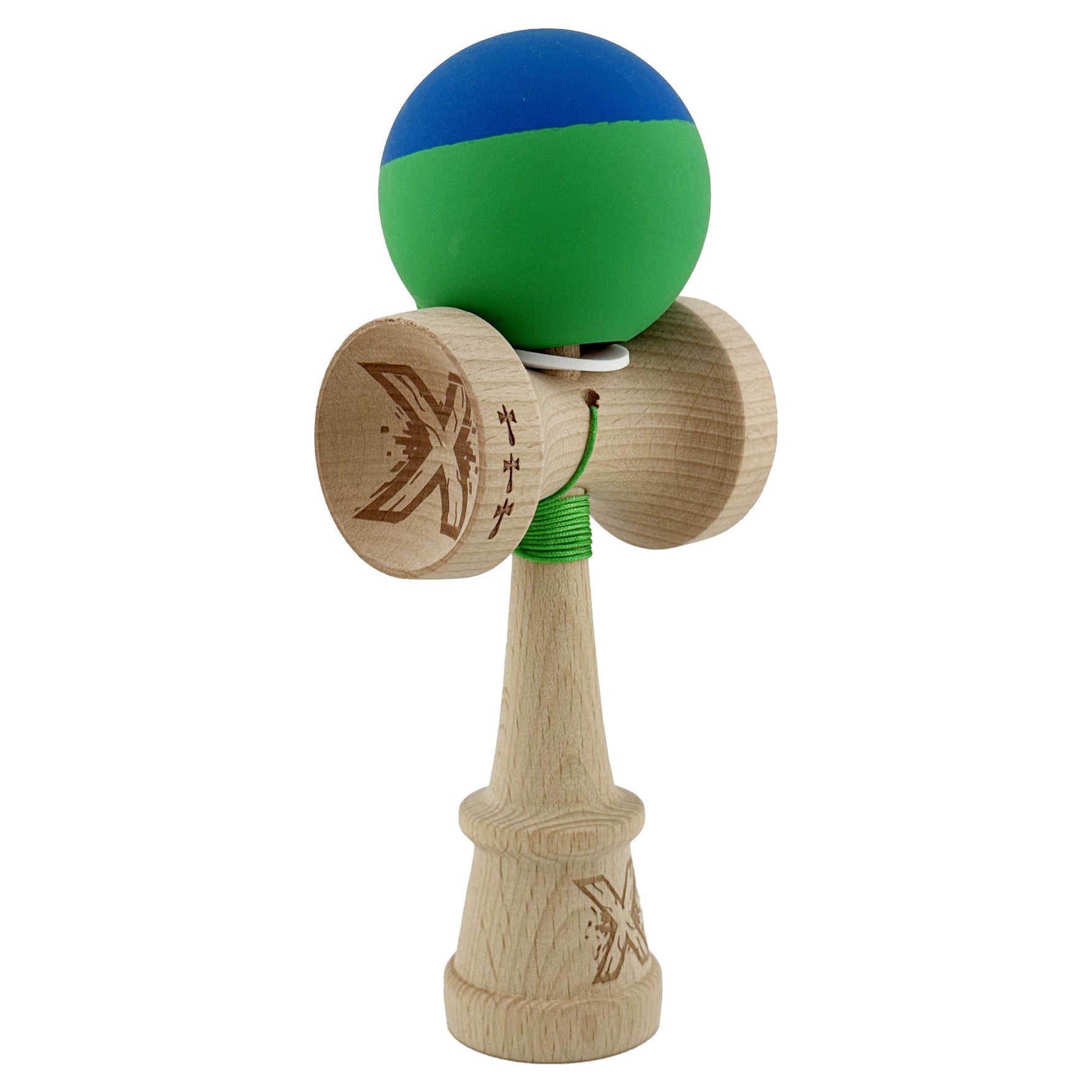 Kendama X Originala, Profesionala, Flippy, Rubber Grip, Cupe Mari KING SIZE V3, Gaura in Baza, Rulment Metalic, din