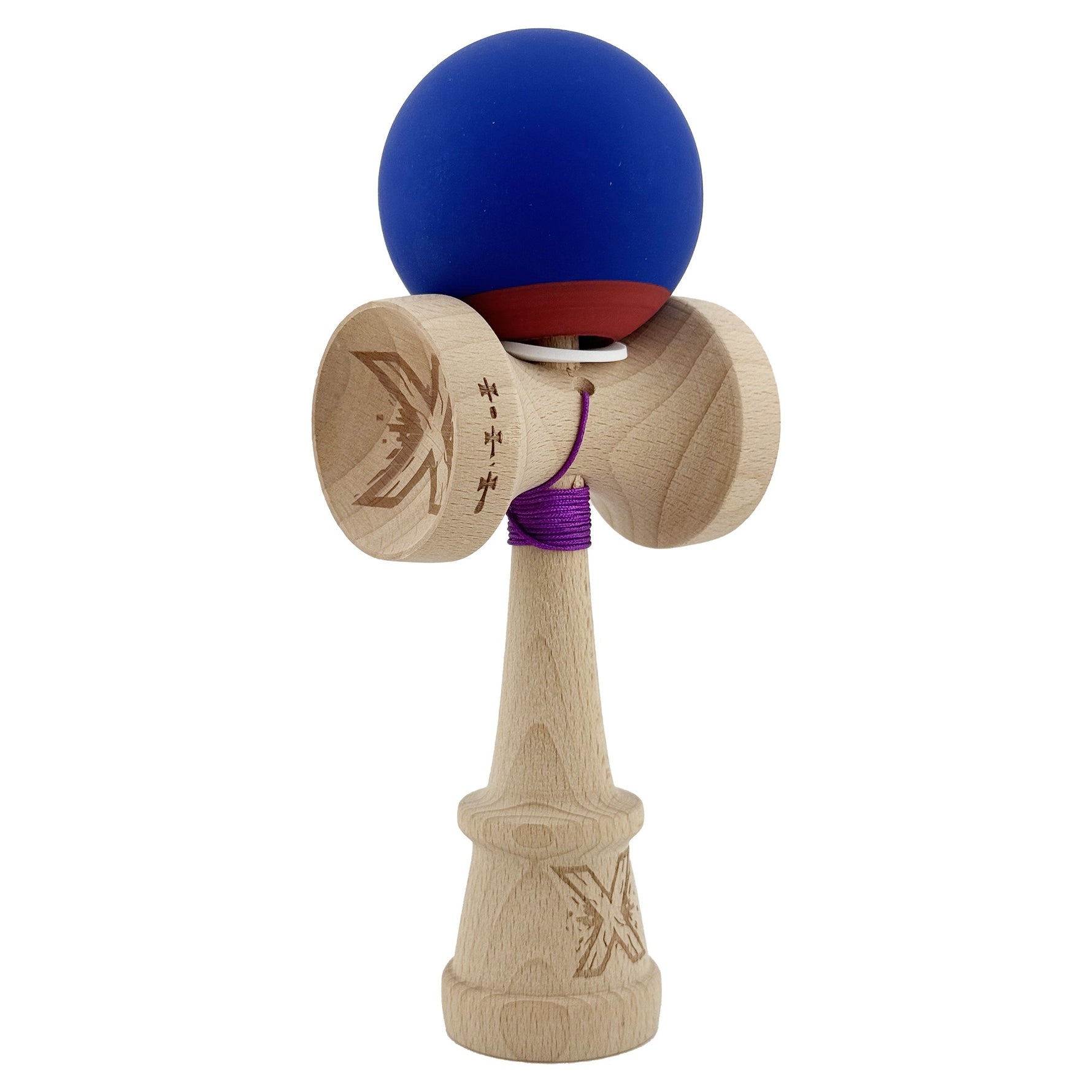 Kendama X Originala, Profesionala, Flippy, Rubber Grip, Cupe Mari KING SIZE V3, Gaura in Baza, Rulment Metalic, din