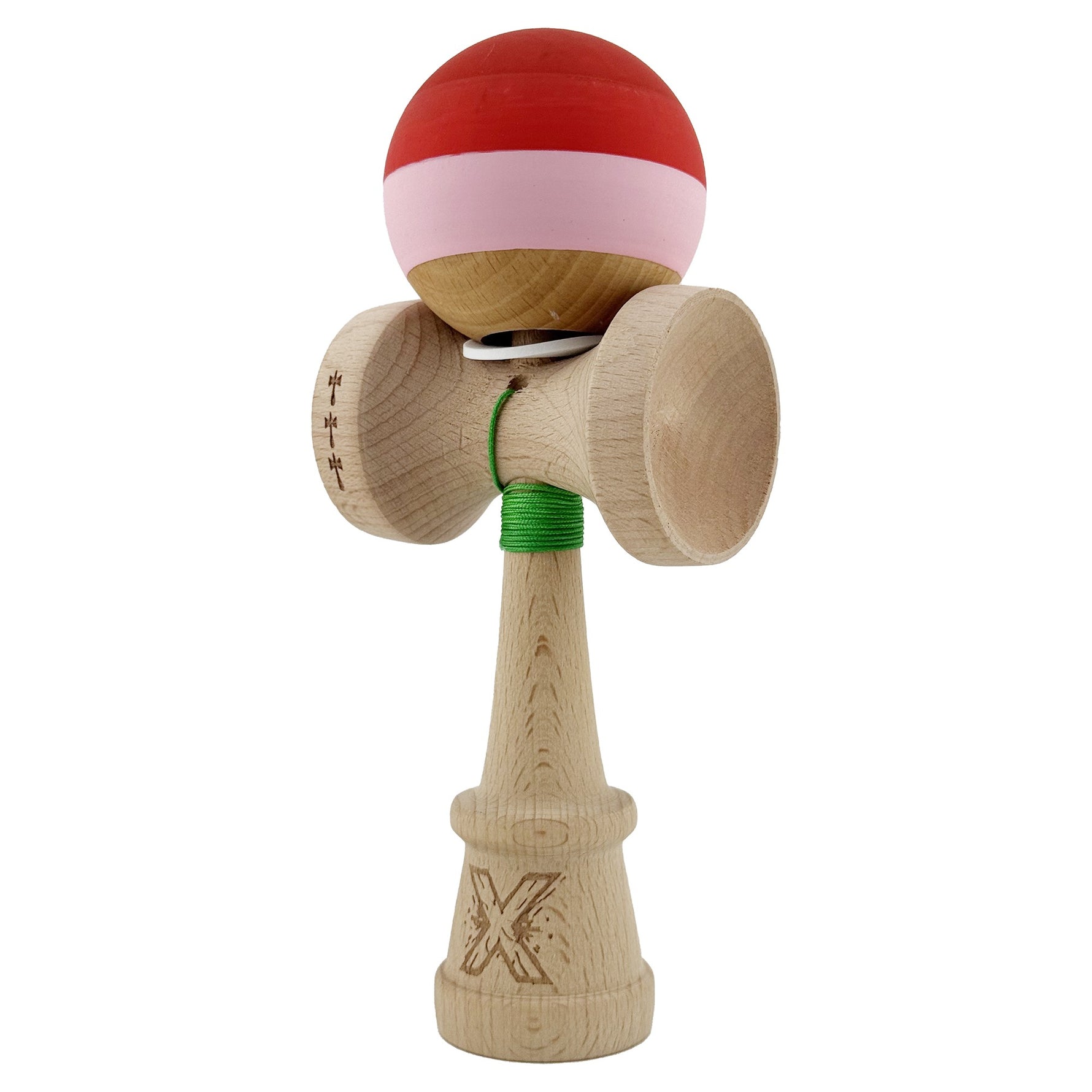 Kendama X Originala, Profesionala, Flippy, Rubber Grip, Cupe Mari KING SIZE V3, Gaura in Baza, Rulment Metalic, din