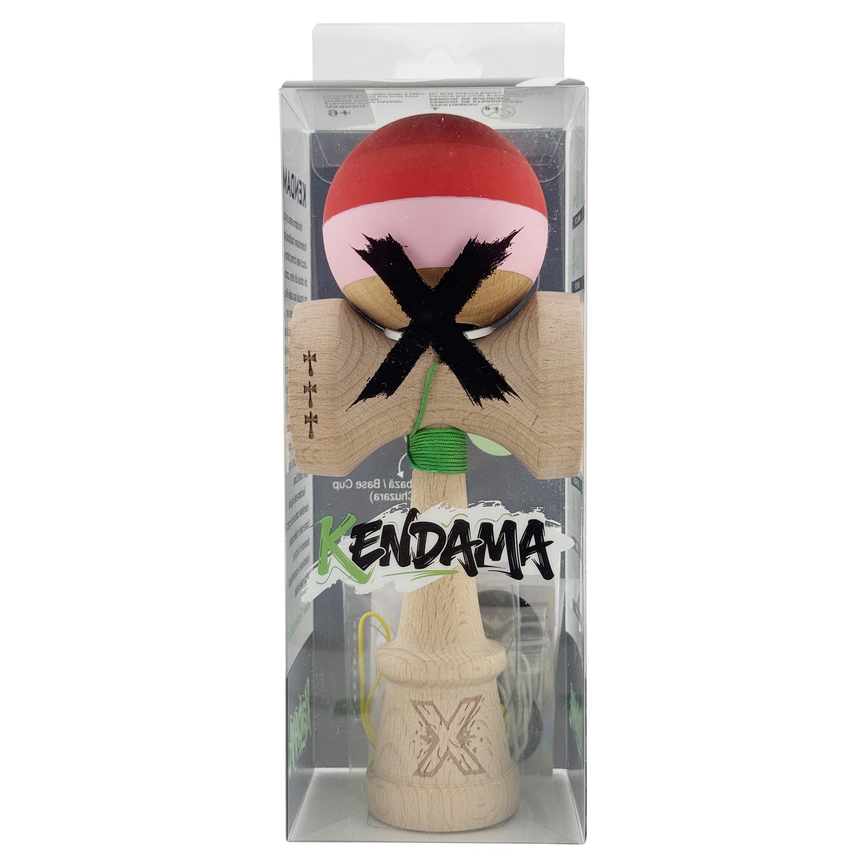 Kendama X Originala, Profesionala, Flippy, Rubber Grip, Cupe Mari KING SIZE V3, Gaura in Baza, Rulment Metalic, din