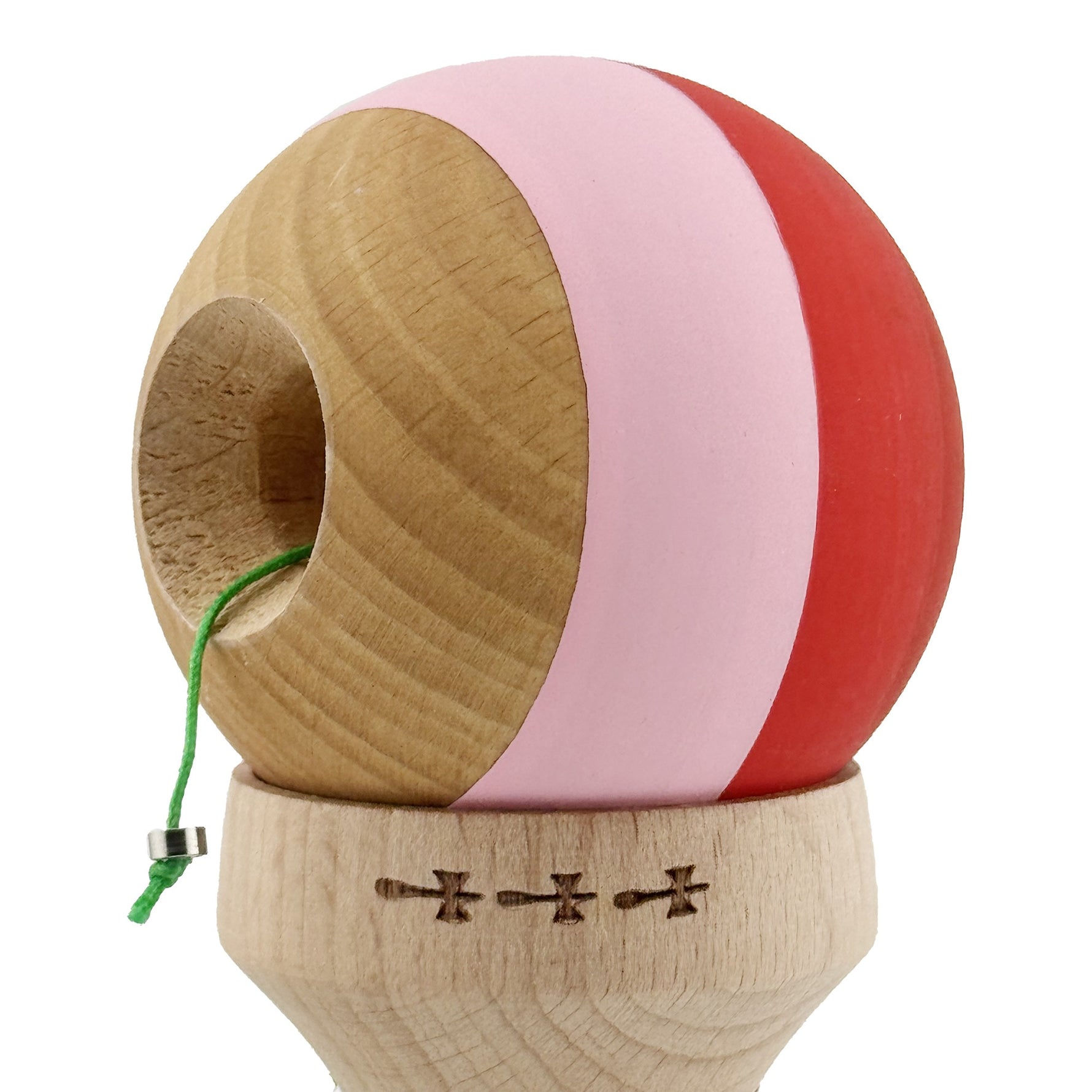 Kendama X Originala, Profesionala, Flippy, Rubber Grip, Cupe Mari KING SIZE V3, Gaura in Baza, Rulment Metalic, din