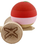 Kendama X Originala, Profesionala, Flippy, Rubber Grip, Cupe Mari KING SIZE V3, Gaura in Baza, Rulment Metalic, din