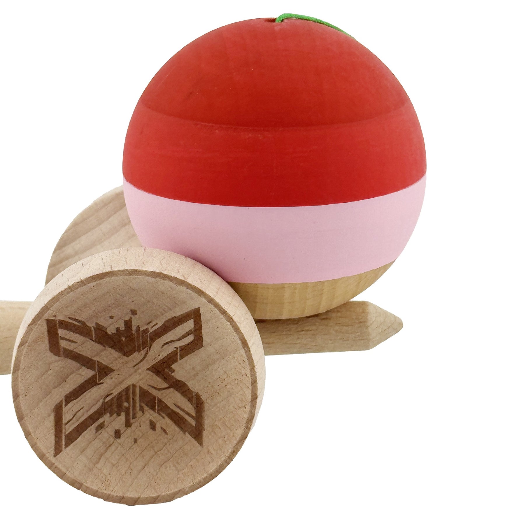 Kendama X Originala, Profesionala, Flippy, Rubber Grip, Cupe Mari KING SIZE V3, Gaura in Baza, Rulment Metalic, din