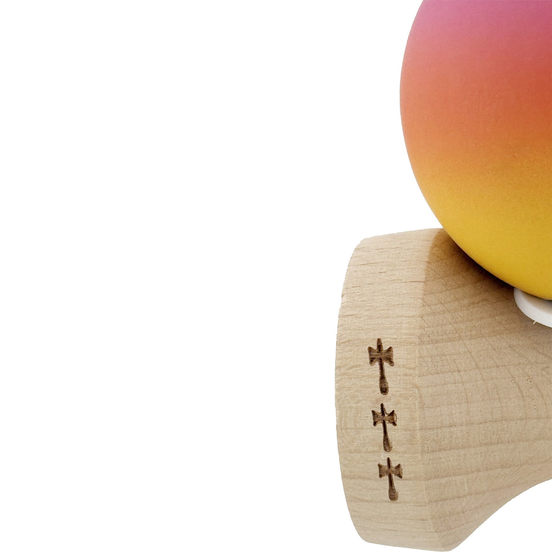 Kendama X Originala, Profesionala, Flippy, Rubber Grip, Cupe Mari KING SIZE V3, Gaura in Baza, Rulment Metalic, din