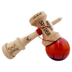 Kendama X Originala, Profesionala, Flippy, SPIDER KING, Super Sticky cu Cupe Mari KING SIZE V3, Gaura in Baza, Rulment