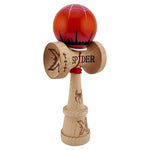 Kendama X Originala, Profesionala, Flippy, SPIDER KING, Super Sticky cu Cupe Mari KING SIZE V3, Gaura in Baza, Rulment