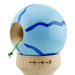 Kendama X Originala, Profesionala, Flippy, Super Sticky cu Cupe Mari KING SIZE V3, Gaura in Baza, Rulment Metalic, din