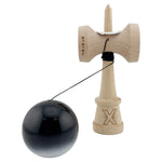 Kendama X Originala, Profesionala, Flippy, Super Sticky cu Cupe Mari KING SIZE V3, Gaura in Baza, Rulment Metalic, din