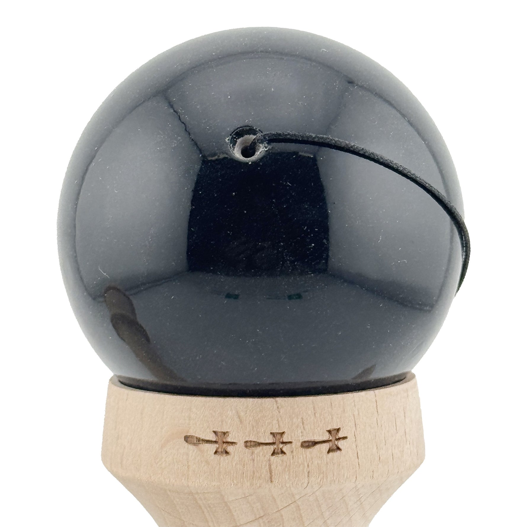 Kendama X Originala, Profesionala, Flippy, Super Sticky cu Cupe Mari KING SIZE V3, Gaura in Baza, Rulment Metalic, din