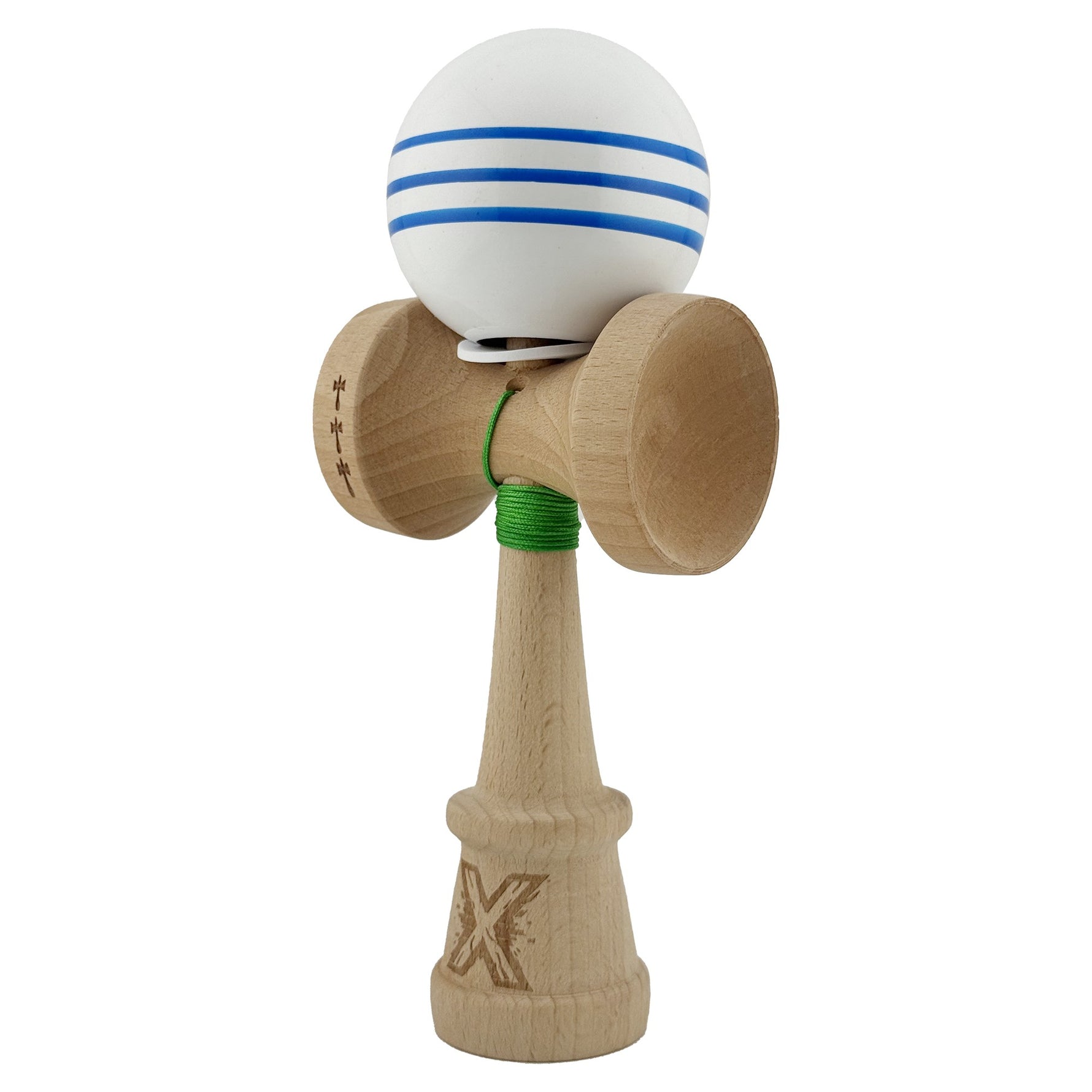 Kendama X Originala, Profesionala, Flippy, Super Sticky cu Cupe Mari KING SIZE V3, Gaura in Baza, Rulment Metalic, din