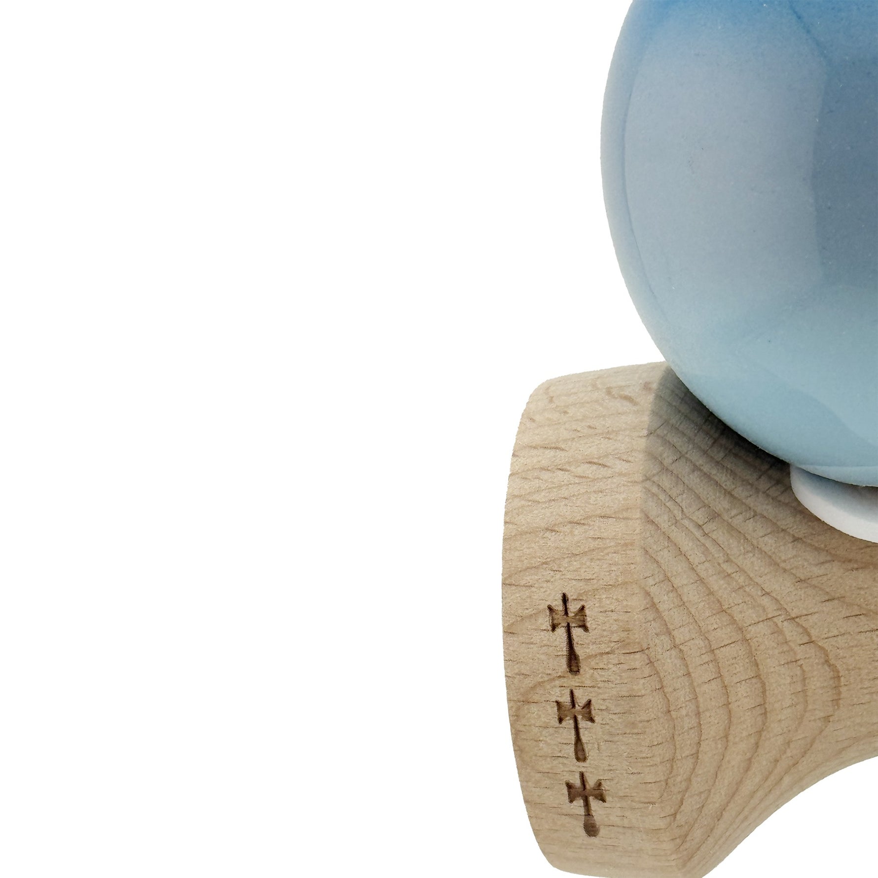 Kendama X Originala, Profesionala, Flippy, Super Sticky cu Cupe Mari KING SIZE V3, Gaura in Baza, Rulment Metalic, din