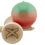 Kendama X Originala, Profesionala, Flippy, Super Sticky cu Cupe Mari KING SIZE V3, Gaura in Baza, Rulment Metalic, din