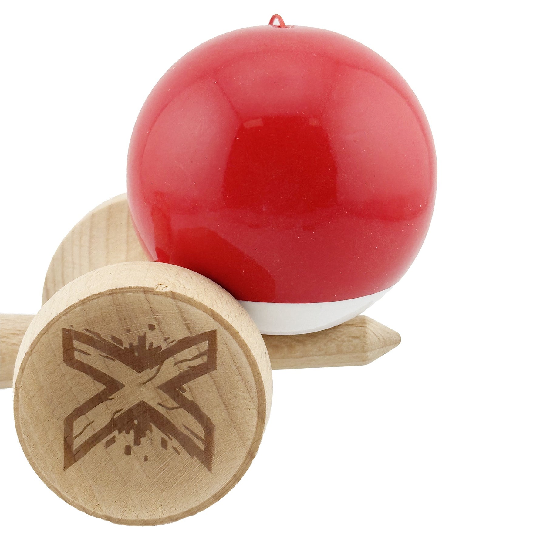 Kendama X Originala, Profesionala, Flippy, Super Sticky cu Cupe Mari KING SIZE V3, Gaura in Baza, Rulment Metalic, din
