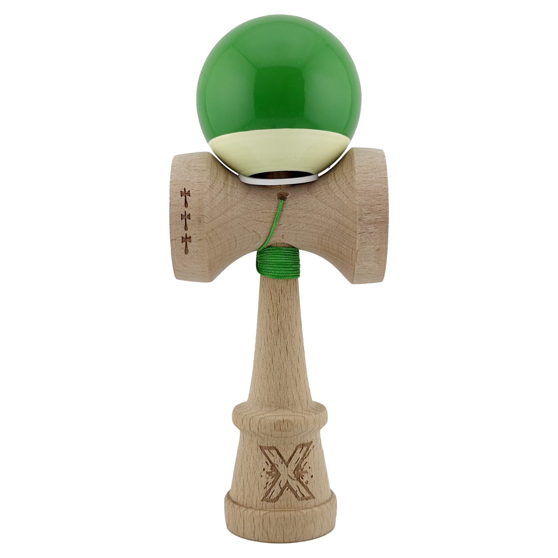 Kendama X Originala, Profesionala, Flippy, Super Sticky cu Cupe Mari KING SIZE V3, Gaura in Baza, Rulment Metalic, din