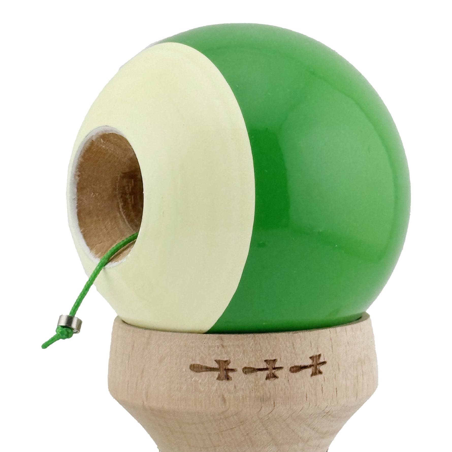 Kendama X Originala, Profesionala, Flippy, Super Sticky cu Cupe Mari KING SIZE V3, Gaura in Baza, Rulment Metalic, din