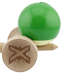 Kendama X Originala, Profesionala, Flippy, Super Sticky cu Cupe Mari KING SIZE V3, Gaura in Baza, Rulment Metalic, din