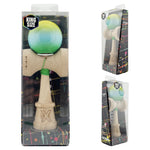 Kendama X Originala, Profesionala, Flippy, Super Sticky cu Cupe Mari KING SIZE V3, Gaura in Baza, Rulment Metalic, din