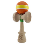 Kendama X Originala, Profesionala, Flippy, Super Sticky cu Cupe Mari KING SIZE V3, Gaura in Baza, Rulment Metalic, din