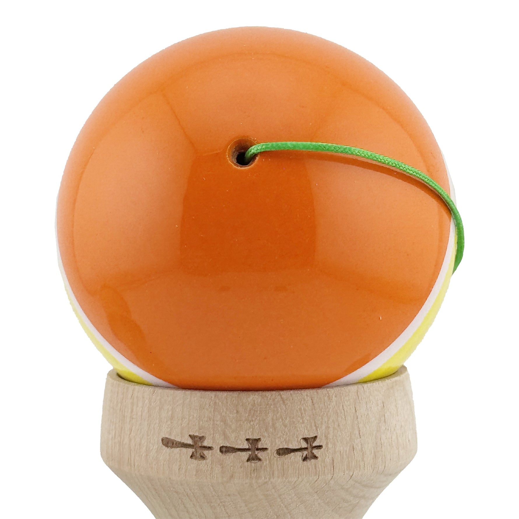 Kendama X Originala, Profesionala, Flippy, Super Sticky cu Cupe Mari KING SIZE V3, Gaura in Baza, Rulment Metalic, din