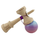 Kendama X Originala, Profesionala, Flippy, Super Sticky cu Cupe Mari KING SIZE V3, Gaura in Baza, Rulment Metalic, din