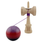 Kendama X Originala, Profesionala, Flippy, Super Sticky cu Cupe Mari KING SIZE V3, Gaura in Baza, Rulment Metalic, din