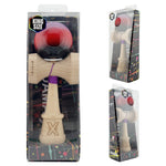 Kendama X Originala, Profesionala, Flippy, Super Sticky cu Cupe Mari KING SIZE V3, Gaura in Baza, Rulment Metalic, din