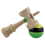 Kendama X Originala, Profesionala, Flippy, Super Sticky cu Cupe Mari KING SIZE V3, Gaura in Baza, Rulment Metalic, din