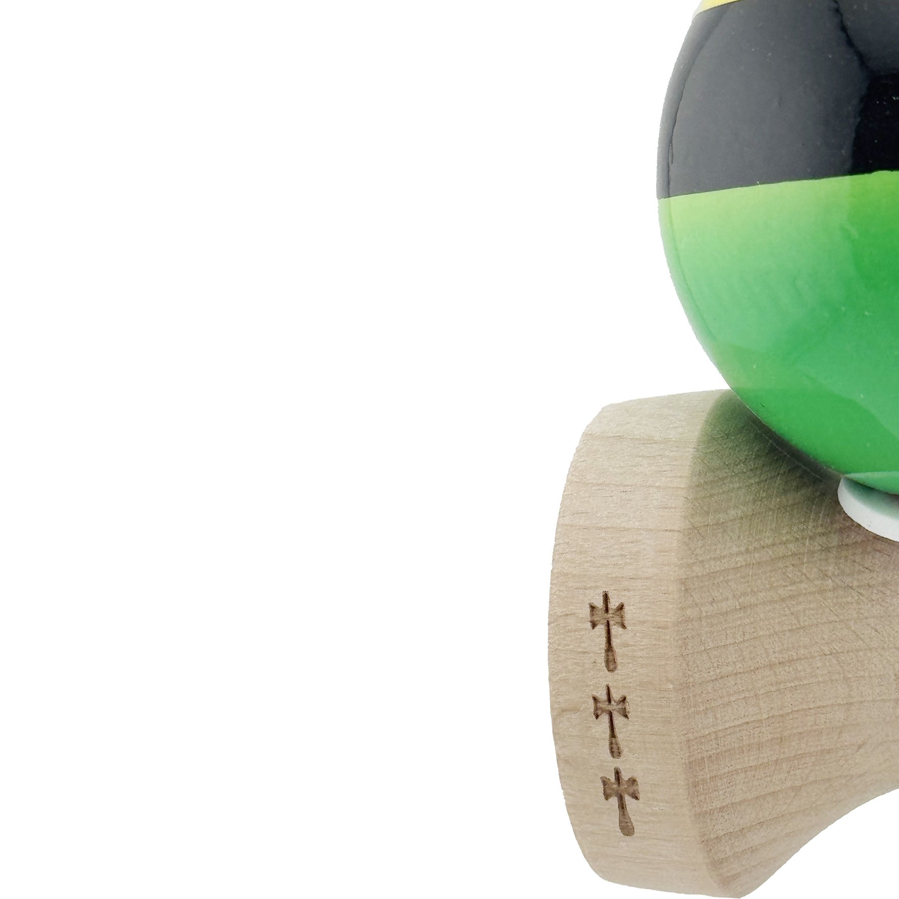 Kendama X Originala, Profesionala, Flippy, Super Sticky cu Cupe Mari KING SIZE V3, Gaura in Baza, Rulment Metalic, din