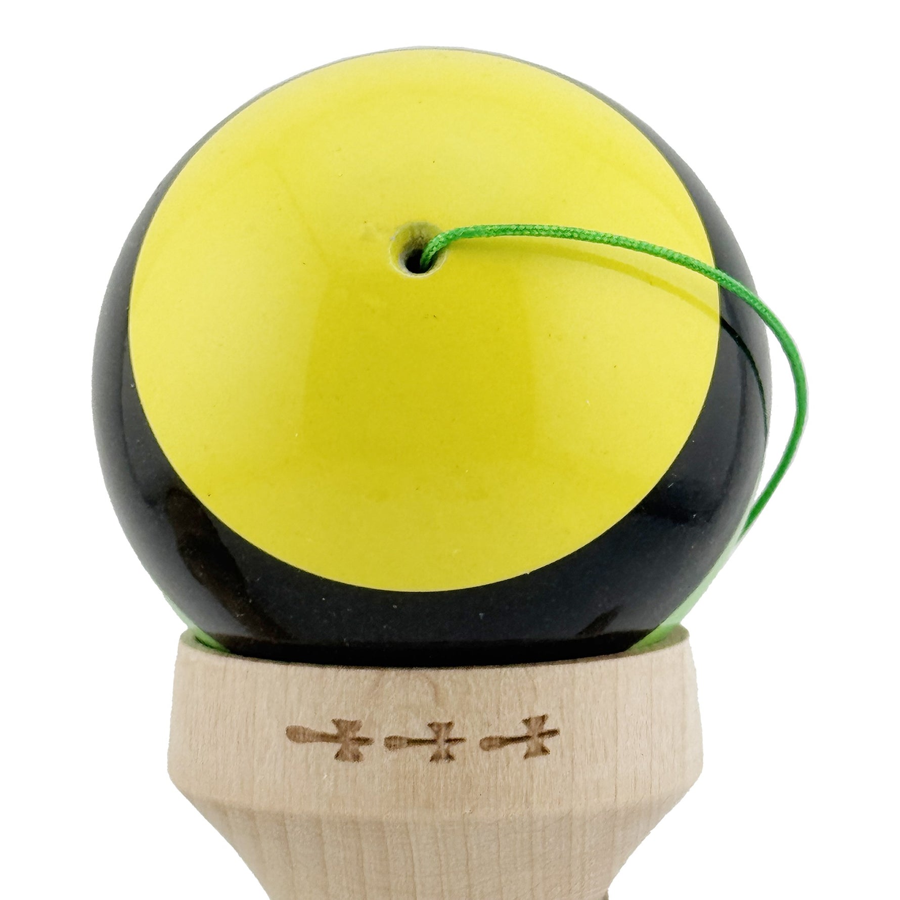 Kendama X Originala, Profesionala, Flippy, Super Sticky cu Cupe Mari KING SIZE V3, Gaura in Baza, Rulment Metalic, din