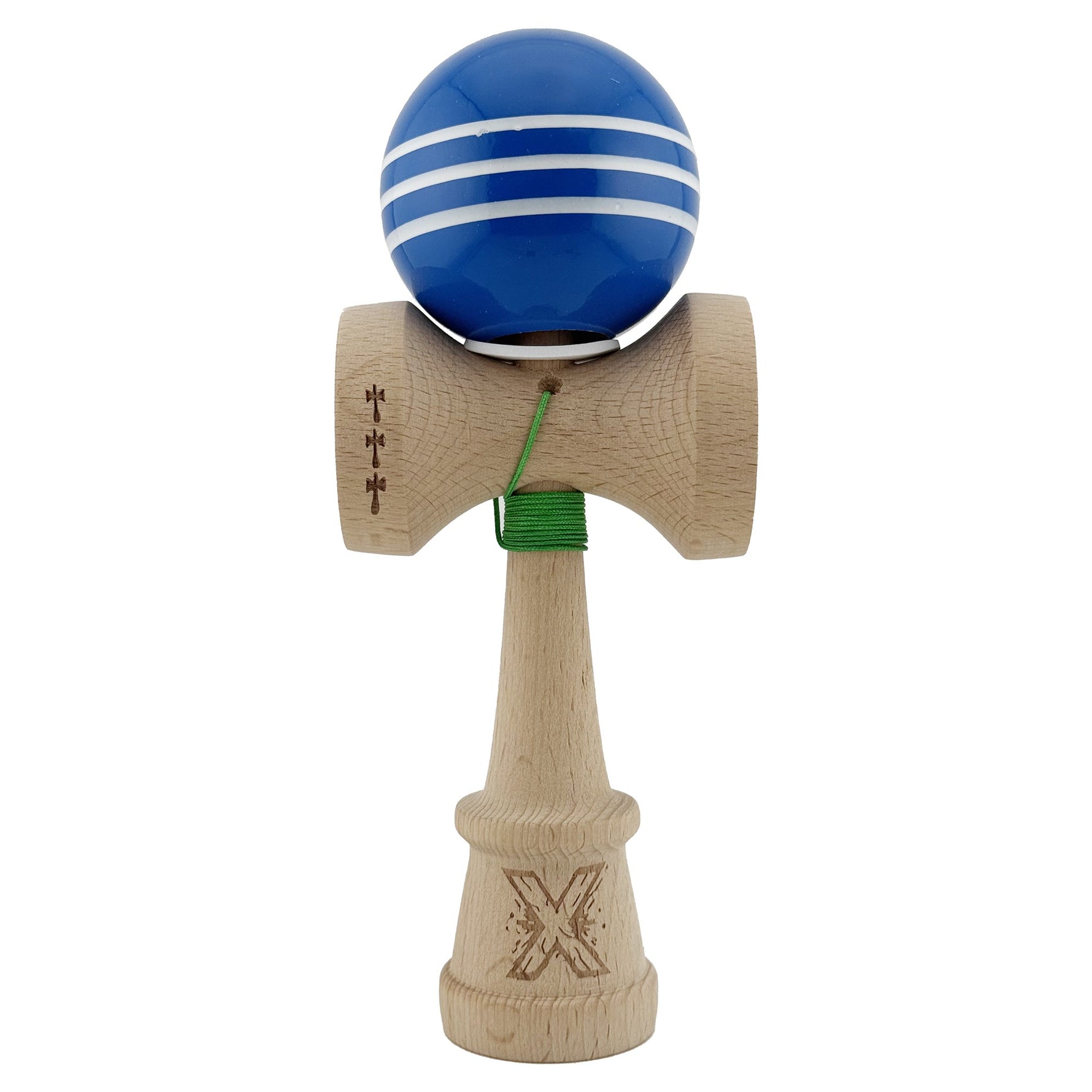Kendama X Originala, Profesionala, Flippy, Super Sticky cu Cupe Mari KING SIZE V3, Gaura in Baza, Rulment Metalic, din