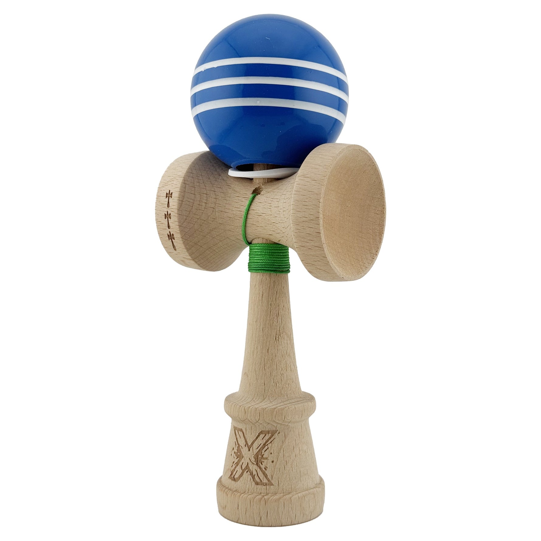 Kendama X Originala, Profesionala, Flippy, Super Sticky cu Cupe Mari KING SIZE V3, Gaura in Baza, Rulment Metalic, din