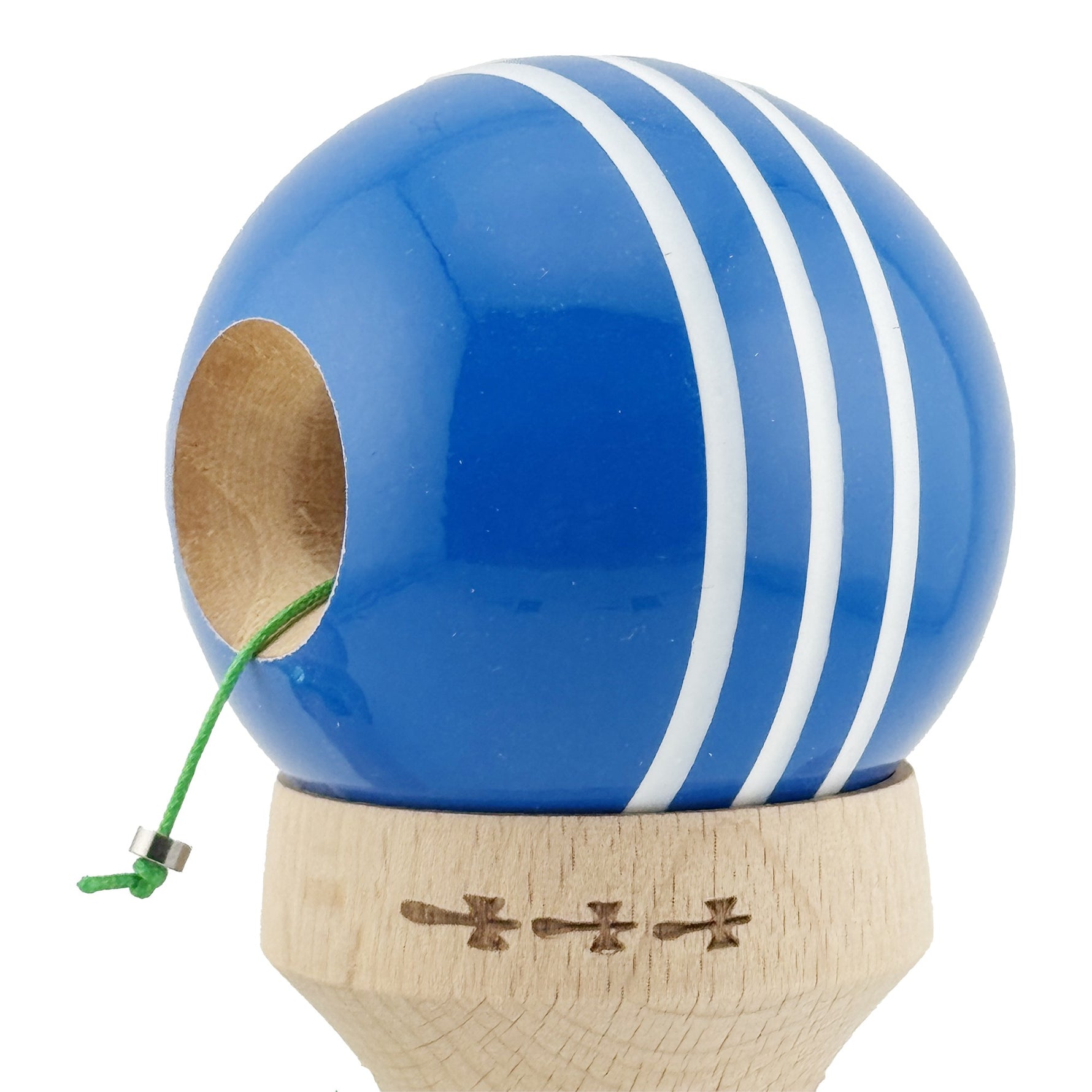 Kendama X Originala, Profesionala, Flippy, Super Sticky cu Cupe Mari KING SIZE V3, Gaura in Baza, Rulment Metalic, din