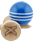 Kendama X Originala, Profesionala, Flippy, Super Sticky cu Cupe Mari KING SIZE V3, Gaura in Baza, Rulment Metalic, din