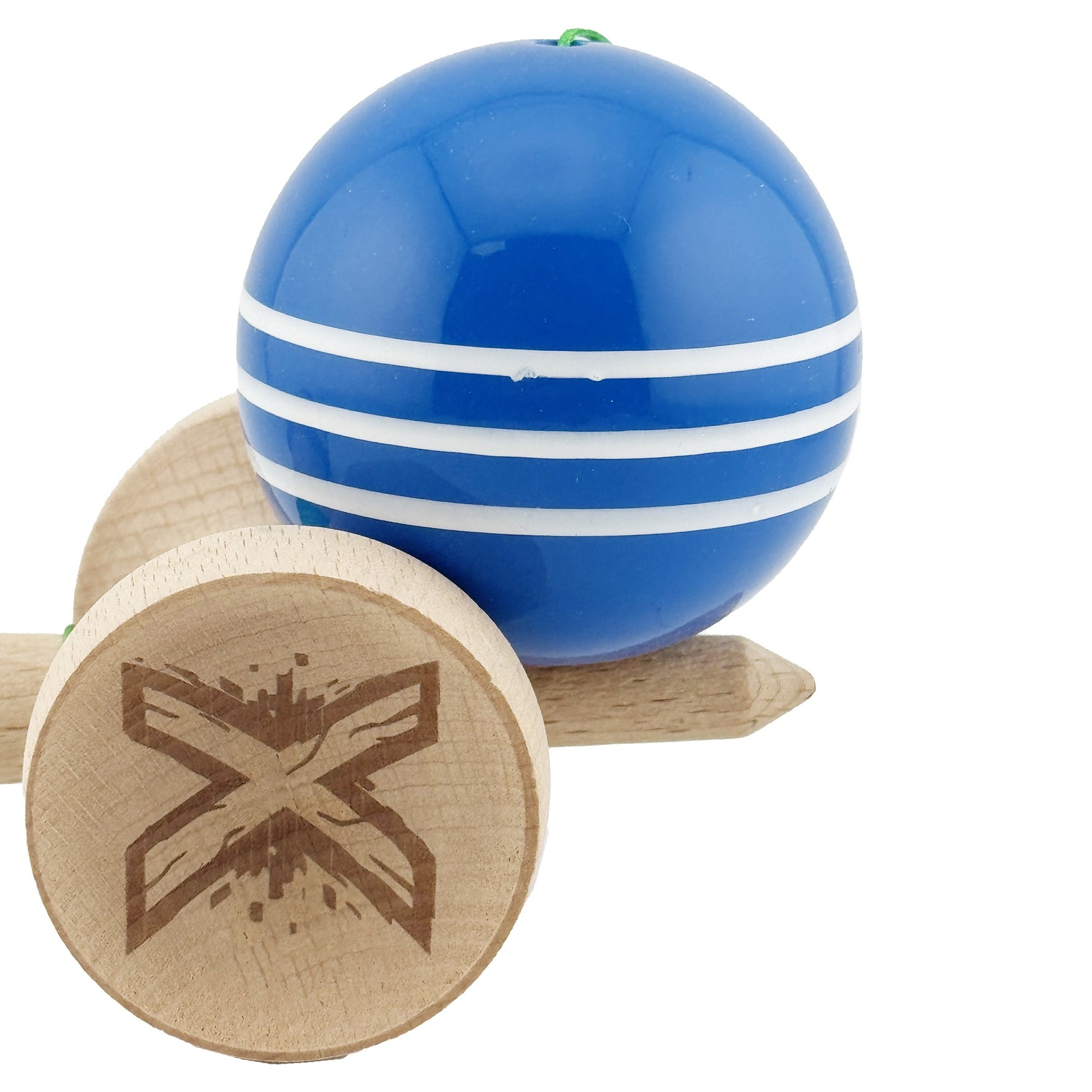 Kendama X Originala, Profesionala, Flippy, Super Sticky cu Cupe Mari KING SIZE V3, Gaura in Baza, Rulment Metalic, din