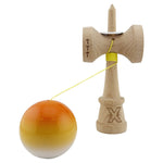 Kendama X Originala, Profesionala, Flippy, Super Sticky cu Cupe Mari KING SIZE V3, Gaura in Baza, Rulment Metalic, din