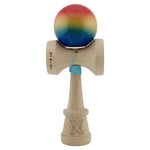 Kendama X Originala, Profesionala, Flippy, Super Sticky cu Cupe Mari KING SIZE V3, Gaura in Baza, Rulment Metalic, din