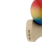Kendama X Originala, Profesionala, Flippy, Super Sticky cu Cupe Mari KING SIZE V3, Gaura in Baza, Rulment Metalic, din