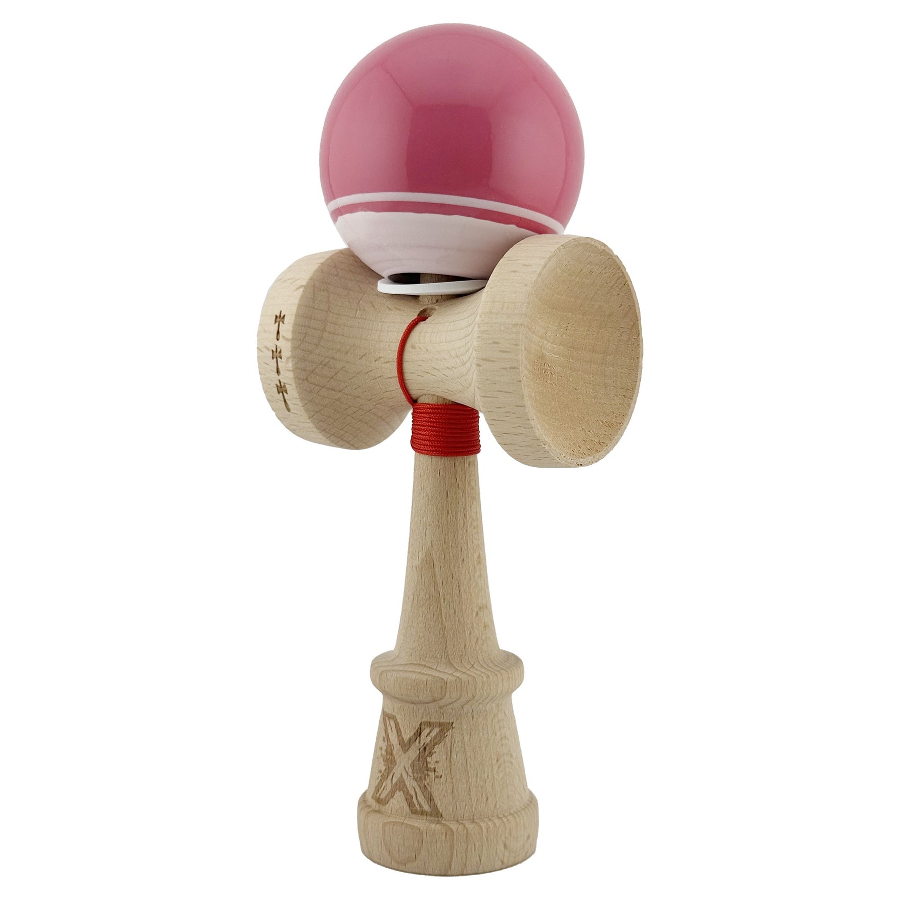 Kendama X Originala, Profesionala, Flippy, Super Sticky cu Cupe Mari KING SIZE V3, Gaura in Baza, Rulment Metalic, din