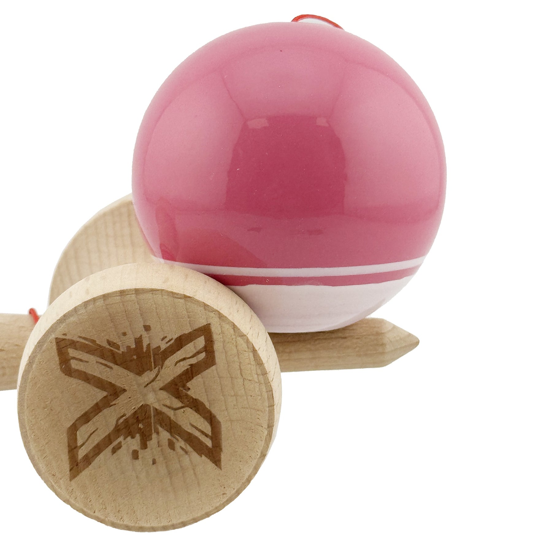 Kendama X Originala, Profesionala, Flippy, Super Sticky cu Cupe Mari KING SIZE V3, Gaura in Baza, Rulment Metalic, din