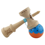 Kendama X Originala, Profesionala, Flippy, Super Sticky cu Cupe Mari KING SIZE V3, Gaura in Baza, Rulment Metalic, din