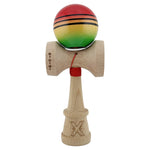 Kendama X Originala, Profesionala, Flippy, Super Sticky cu Cupe Mari KING SIZE V3, Gaura in Baza, Rulment Metalic, din