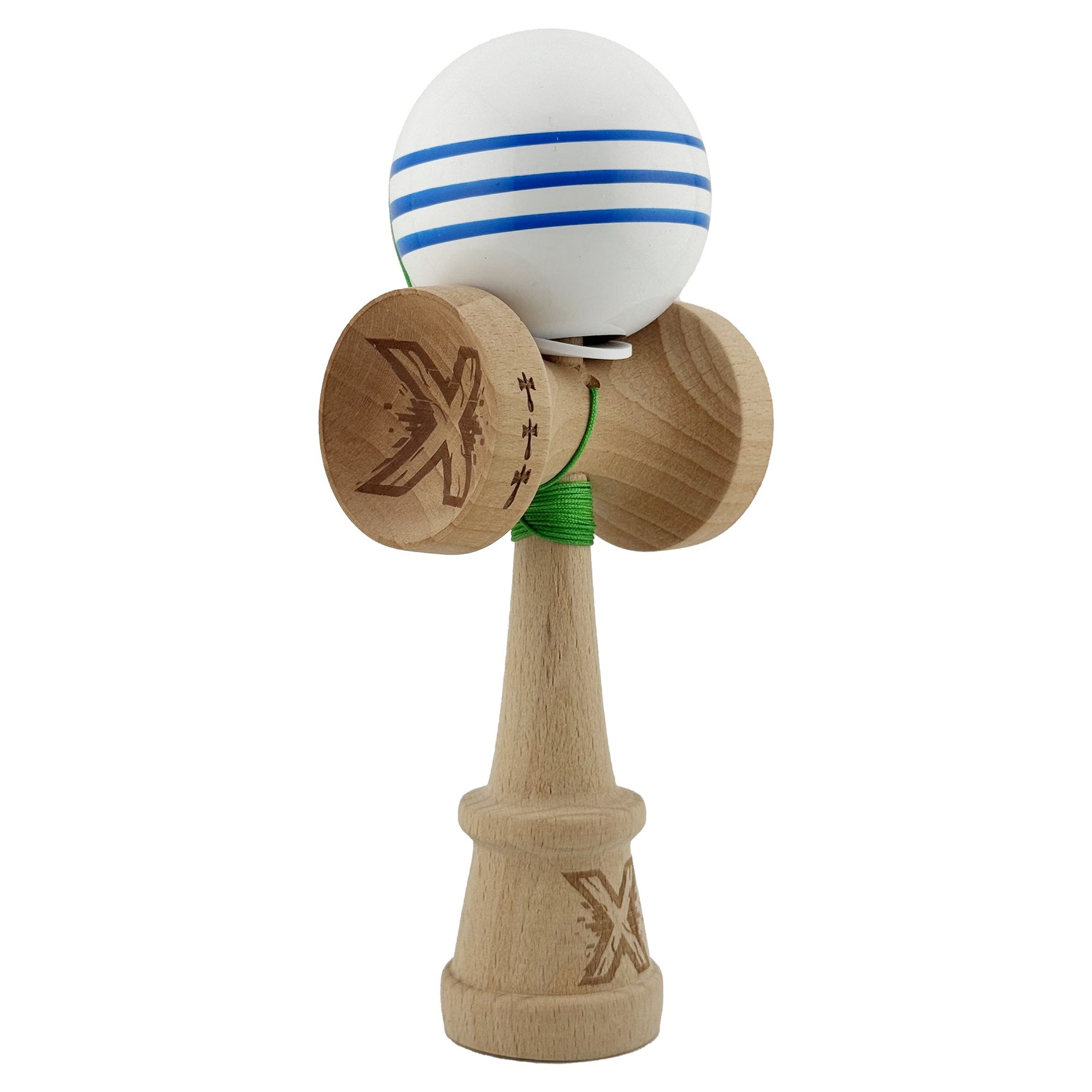 Kendama X Originala, Profesionala, Flippy, Super Sticky cu Cupe Mari KING SIZE V3, Gaura in Baza, Rulment Metalic, din