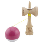 Kendama X Originala, Profesionala, Flippy, Super Sticky cu Cupe Mari KING SIZE V3, Gaura in Baza, Rulment Metalic, din