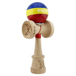 Kendama X Originala, Profesionala, Flippy, Tricolor Edition BUCURESTI, Super Sticky cu Cupe Mari KING SIZE V3, Rulment