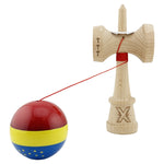Kendama X Originala, Profesionala, Flippy, Tricolor Edition cu Stele, Super Sticky cu Cupe Mari KING SIZE V3, Rulment