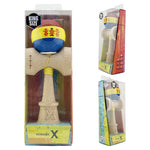 Kendama X Originala, Profesionala, Flippy, Tricolor Edition Stil Romanesc, Super Sticky cu Cupe Mari KING SIZE V3,