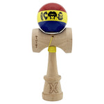 Kendama X Originala, Profesionala, Flippy, Tricolor Edition Vampir Dracula, Super Sticky cu Cupe Mari KING SIZE V3,