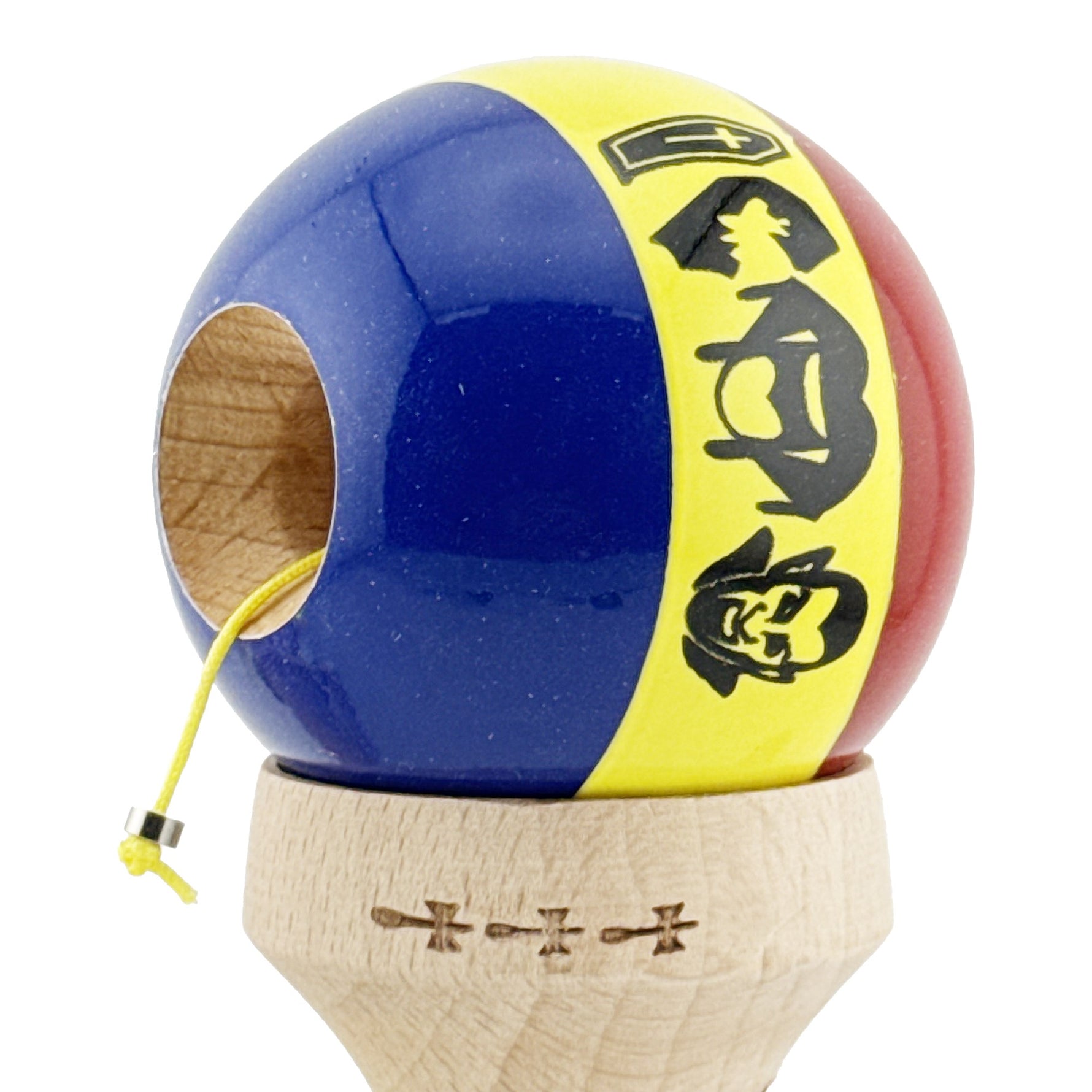 Kendama X Originala, Profesionala, Flippy, Tricolor Edition Vampir Dracula, Super Sticky cu Cupe Mari KING SIZE V3,