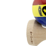 Kendama X Originala, Profesionala, Flippy, Tricolor Edition Vampir Dracula, Super Sticky cu Cupe Mari KING SIZE V3,