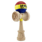 Kendama X Originala, Profesionala, Flippy, Tricolor Edition Vampir Dracula, Super Sticky cu Cupe Mari KING SIZE V3,